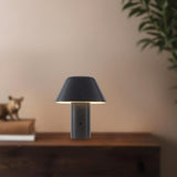 Brown Vegan Leather Folio Table Lamp by Kuzco Lighting