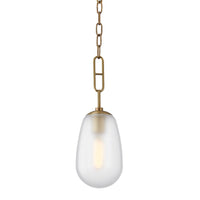 Bruckner Pendant - 6 Inch - Aged Brass by Hudson Valley