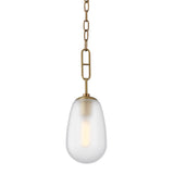 Bruckner Pendant - 6 Inch - Aged Brass by Hudson Valley