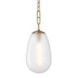 Bruckner Pendant - 8.75 Inch - Aged Brass by Hudson Valley