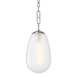 Bruckner Pendant - 8.75 Inch - Polished Nickel by Hudson Valley