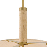 Bruna Chandelier - Lacquered Brass