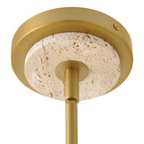 Bruna Chandelier - Lacquered Brass