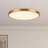 Brushed Gold 15inch Evelyn Flush Mount by Alora Lighting