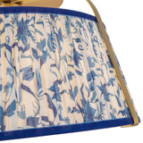 Brushed Gold/Blue Linen Scout Semi-Flush Mount by Alora Lighting Details