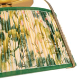 Brushed Gold/Green Linen Scout Semi-Flush Mount by Alora Lighting Details