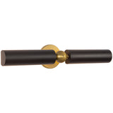 Brushed Gold/Matte Black Cole Wall/Picture Light by Alora Lighting