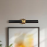 Brushed Gold/Matte Black Cole Wall/Picture Light by Alora Lighting