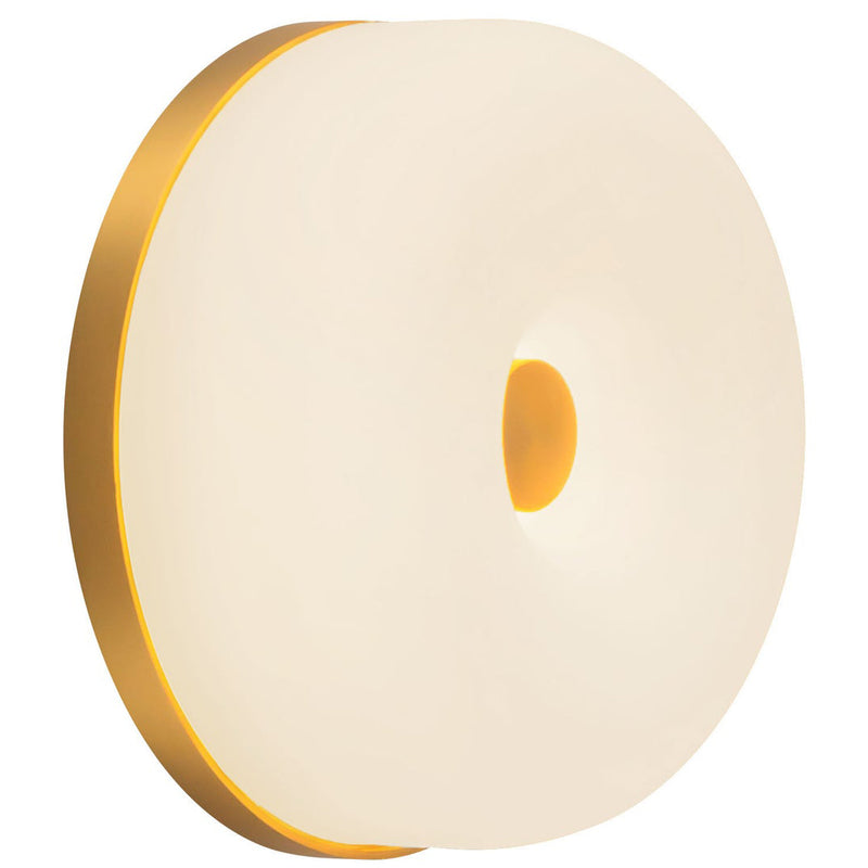Brushed Gold-Matte Opal Gold Jada Wall Sconce by Kuzco Lighting