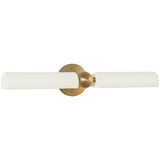 Brushed Gold/White Cole Wall/Picture Light by Alora Lighting