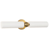 Brushed Gold/White Cole Wall/Picture Light by Alora Lighting