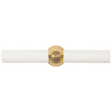 Brushed Gold/White Cole Wall/Picture Light by Alora Lighting