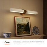 Brushed Gold/White Cole Wall/Picture Light by Alora Lighting