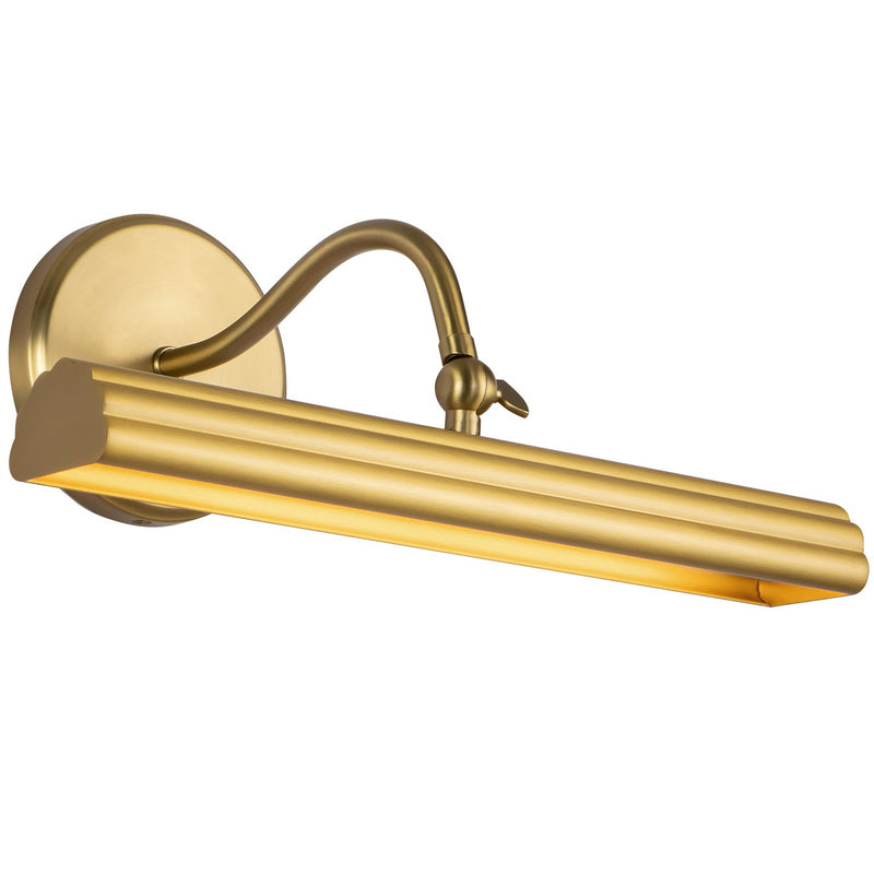 Brushed Gold 14inch Dottie Wall/Picture Light by Alora Lighting