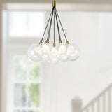 Brushed Gold 17inch Bolla Chandelier by Kuzco Lighting