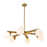 Brushed Gold Briar Chandelier by Kuzco Lighting