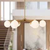 Brushed Gold Briar Chandelier by Kuzco Lighting