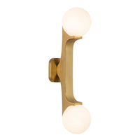 Brushed Gold Briar Wall Sconce by Kuzco Lighting