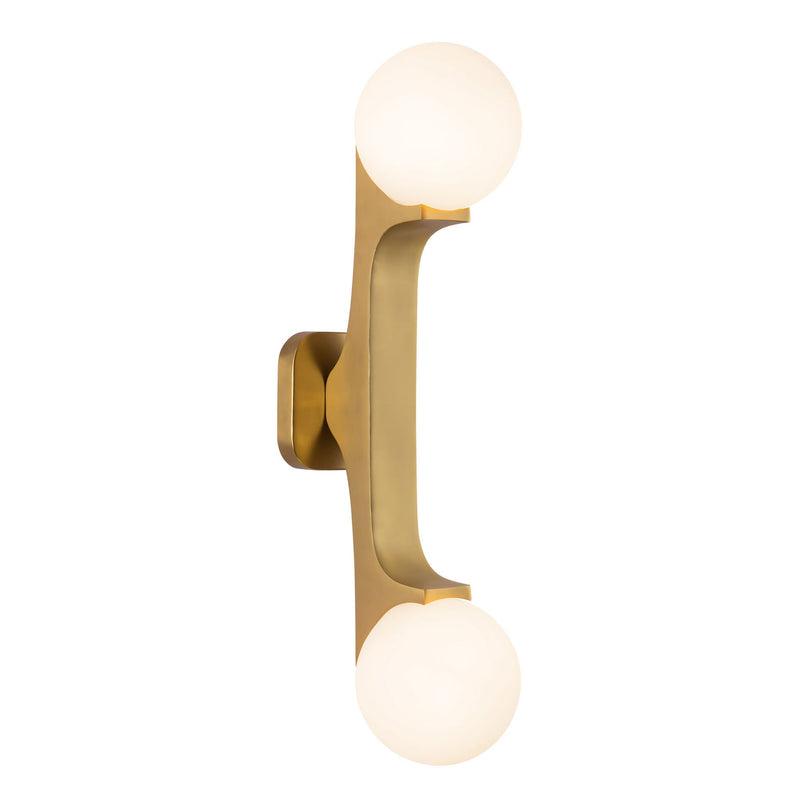 Brushed Gold Briar Wall Sconce by Kuzco Lighting