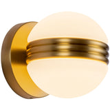 Brushed Gold Selene Wall Sconce by Kuzco Lighting