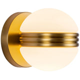 Brushed Gold Selene Wall Sconce by Kuzco Lighting