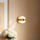 Brushed Gold Selene Wall Sconce by Kuzco Lighting