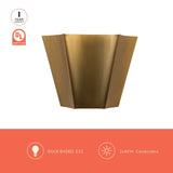 Brushed Gold Shelton Wall/Vanity Light by Alora Lighting Light Source