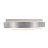 Brushed Nickel 12inch Yanis Flush Mount by Kuzco Lighting