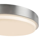 Brushed Nickel 9inch Bailey Exterior Ceiling by Kuzco Details