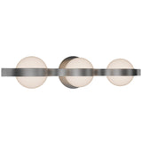 Brushed Nickel Ellaria Bath and Wall Light by WAC Lighting