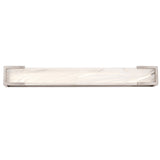 Brushed Nickel Frozen Zone Vanity Light by Modern Forms