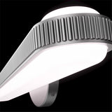 Brushed Nickel Mainline Wall Light by Modern Forms in Zoomed View