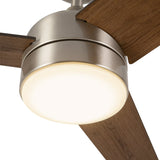 Brushed Nickel Nash Ceiling Fan by Kuzco Lighting Details