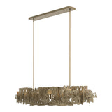 Brutus Linear Suspension Large in Soft Gold by Hubbardton Forge