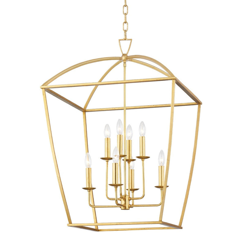 Bryant Lantern - 24 Inch - Gold Leaf by Hudson Valley