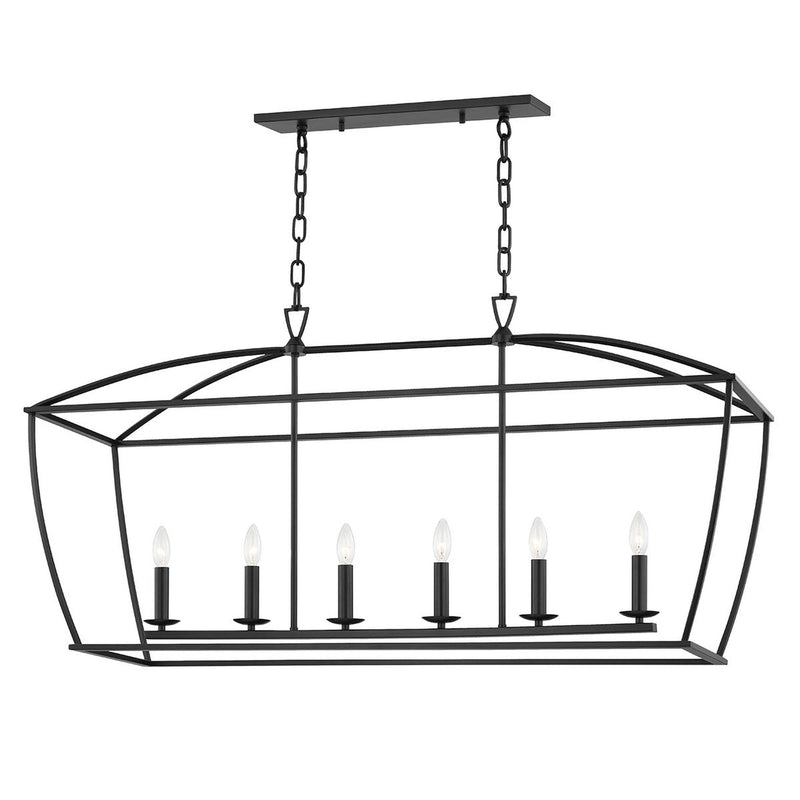 Bryant Linear Suspension - Aged Iron by Hudson Valley