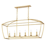 Bryant Linear Suspension - Gold Leaf by Hudson Valley