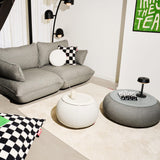 Bubble Area Rug - Vanilla Ice, in a living room