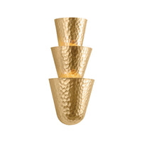 Bucharest Wall Sconce - Vintage Gold Leaf by Corbett