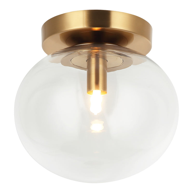 Bulbus Ceiling Light 1-Light Aged Gold Brass
