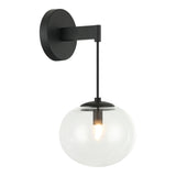 Bulbus Wall Sconce Matte Black