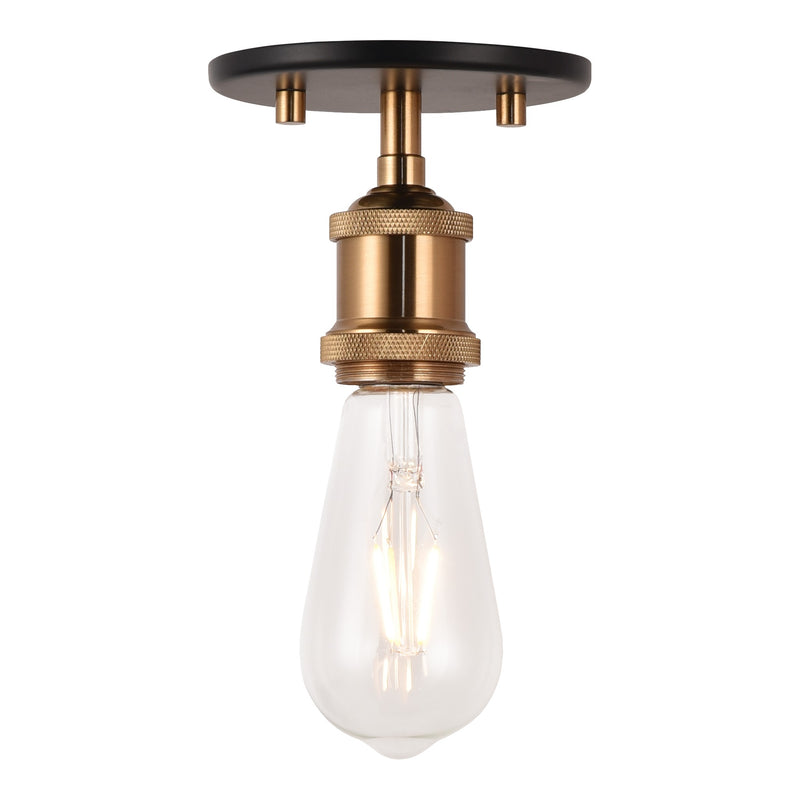 Bulstrode's Workshop Ceiling Mount Aged Gold Brass