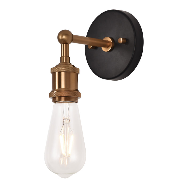 Bulstrode's Workshop Wall Sconce Aged Gold Brass