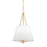 Burdett Pendant - 15 Inch - Aged Brass by Hudson Valley