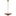 Burgundy 16inch Furrow Pendant by Alora Lighting