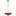 Burgundy 16inch Furrow Pendant by Alora Lighting