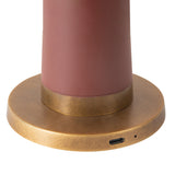 Burgundy Clemence Table Lamp by Alora Lighting Details
