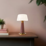Burgundy Clemence Table Lamp by Alora Lighting