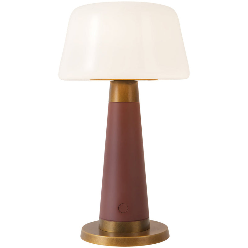 Burgundy Clemence Table Lamp by Alora Lighting