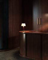 Burgundy Clemence Table Lamp by Alora Lighting